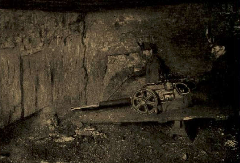 pneumatic rock drill