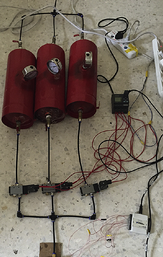 small scale caes setup